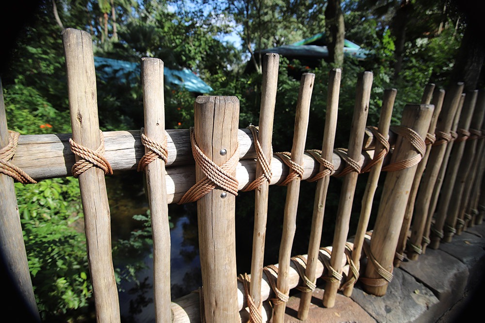 Eucalyptus Fencing at Theme Park | The Supply Scout